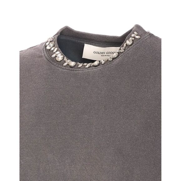 Golden Goose Women Crystals T-Shirt - Picture 2 of 4
